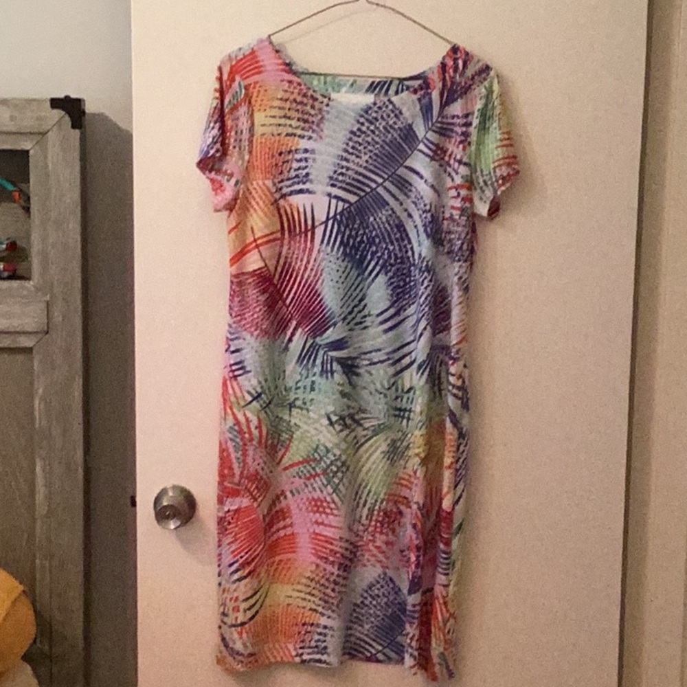 Colorful Patterned Pappagallo Dress